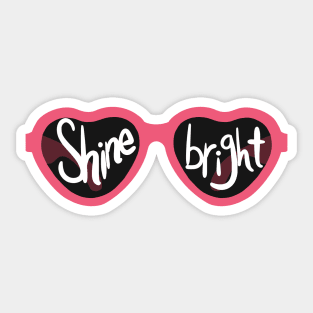 Shine Bright Sunglasses Sticker